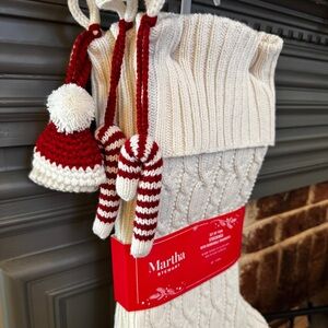 Set of FOUR Christmas Stockings by Martha Stewart NWT